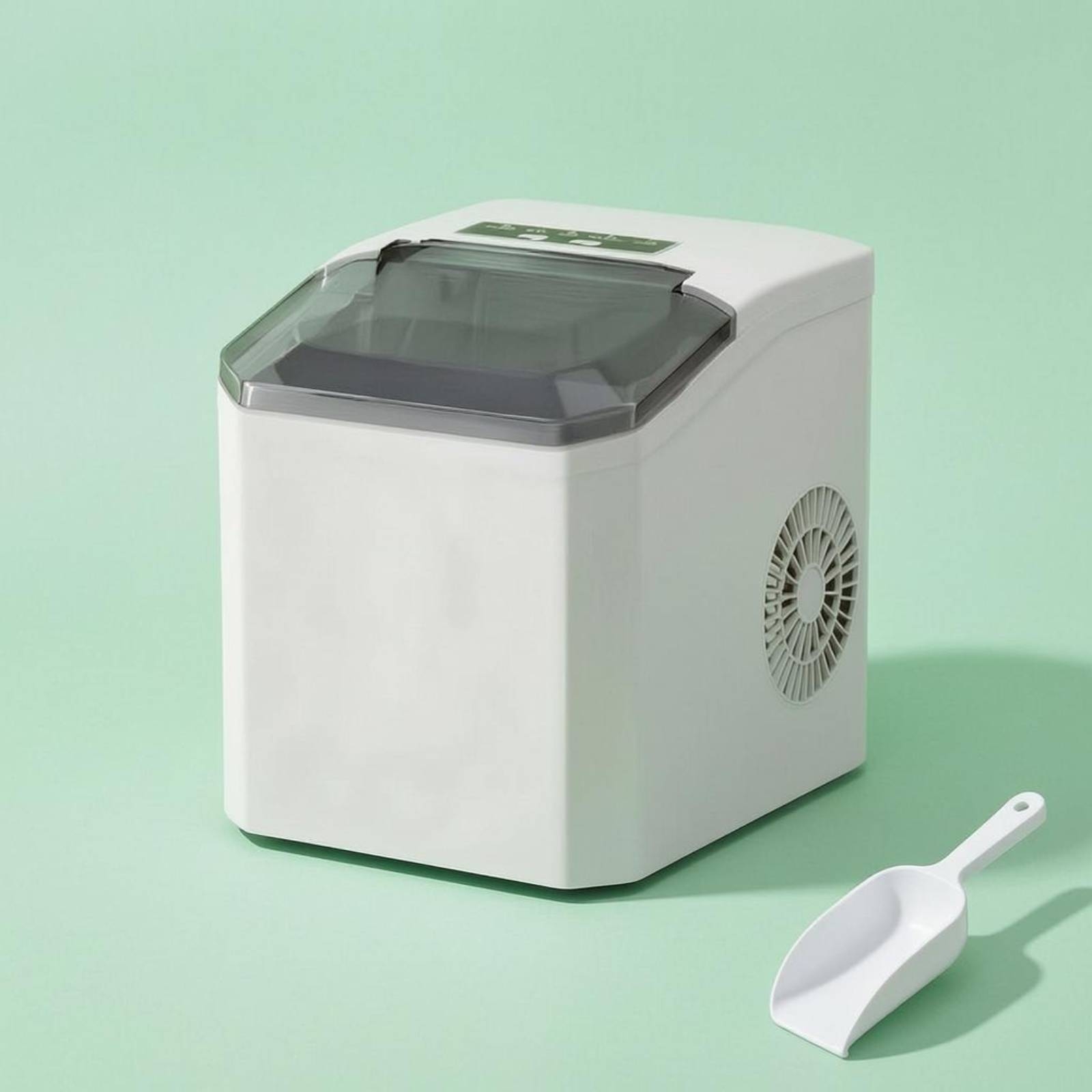 Kitchen Appliances Countertop - Eiswürfelbereiter für die Arbeitsplatte, Infrarot-Erkennung, Mini-Eiswürfelbereiter,