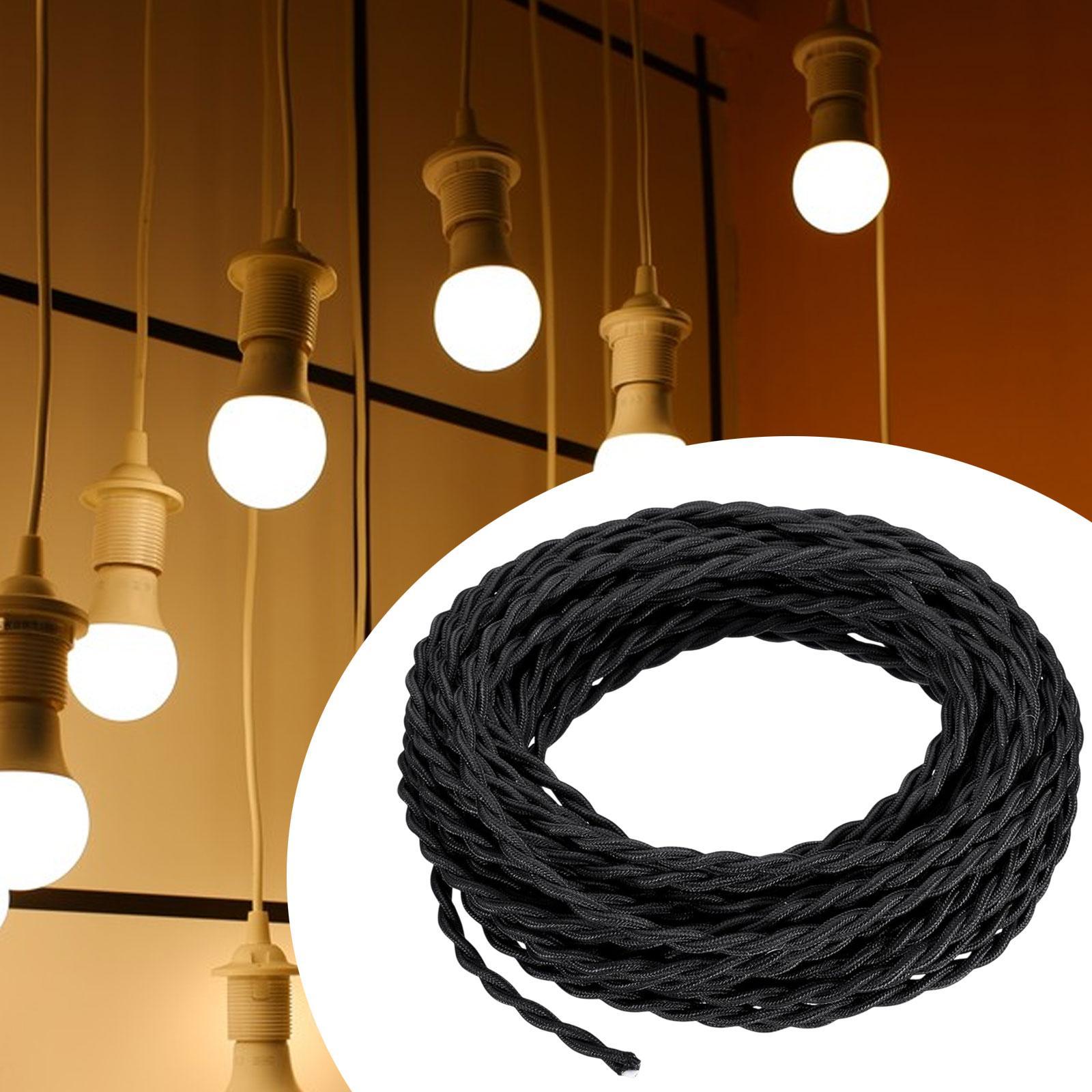 Kitchen Appliances Extension Cord - Hängende Pendelleuchte mit Retro-Hanfseil, Reinkupfer-Kabel für