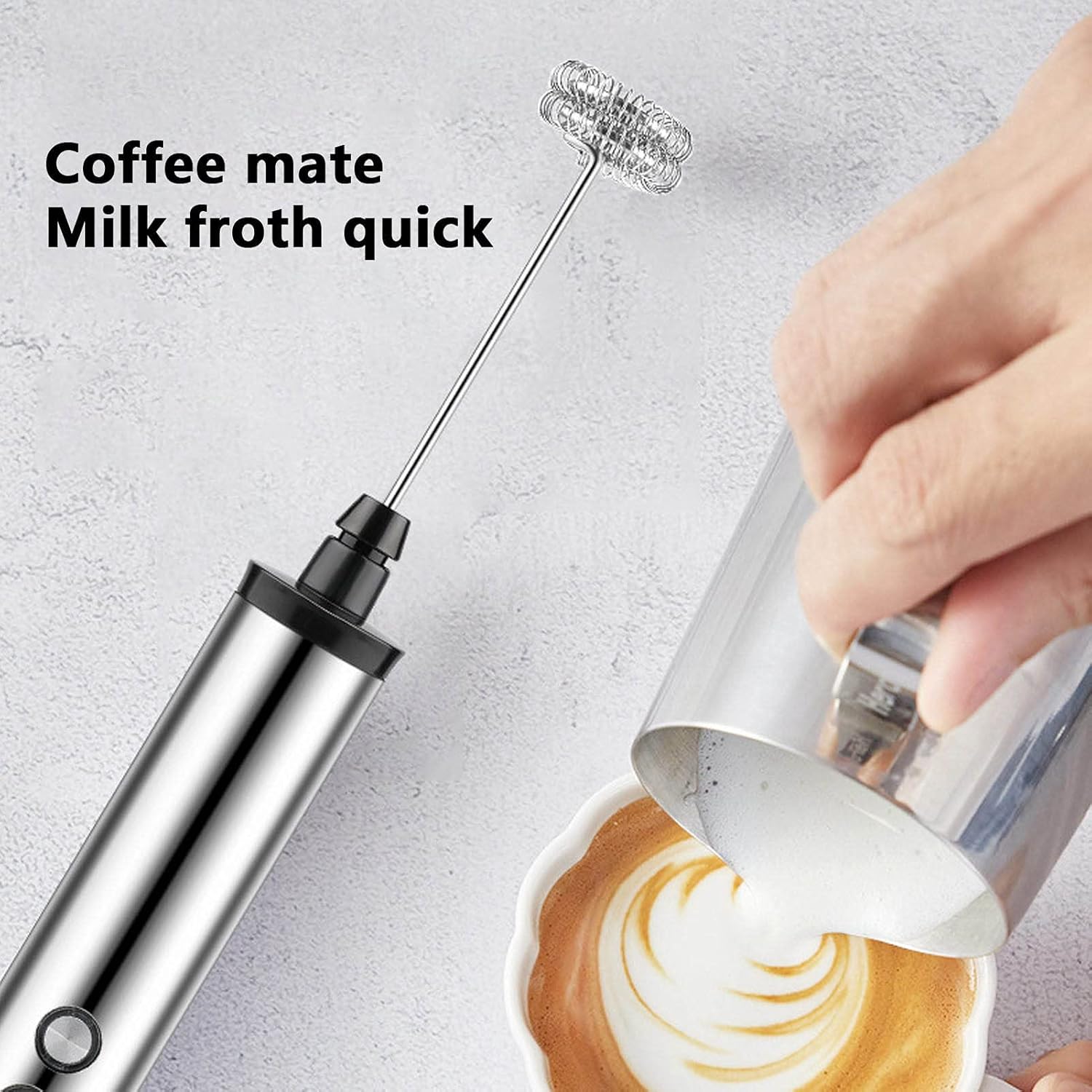 Kitchen Appliances For Sale - Magpie 3-in-1 Handmixer Elektrischer Milchaufschäumer Getränkemixer