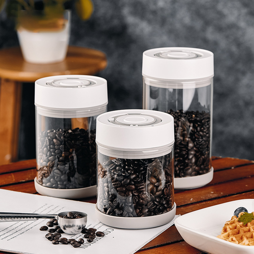 Kitchen Appliances Organizer - Feuchtigkeitsbeständiges Glasglas für Kaffeebohnen in der
