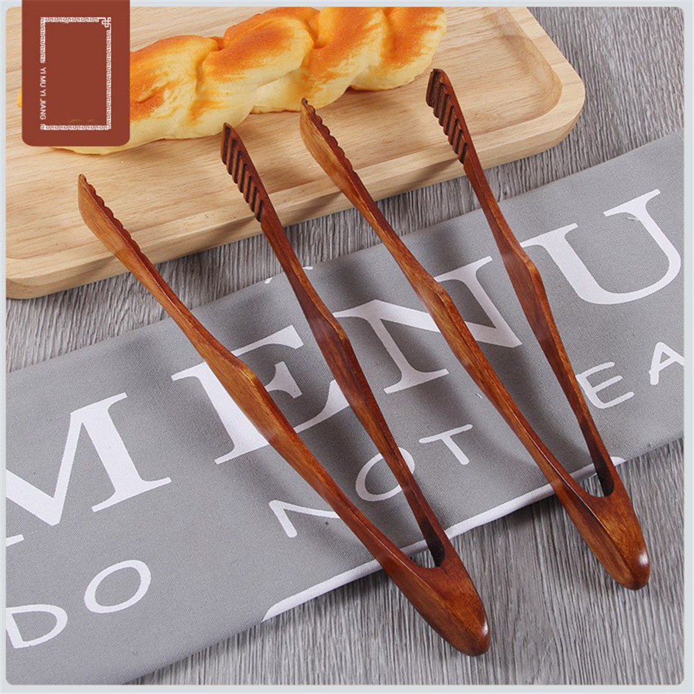Kitchen Appliances And Utensils - 1Pc Bambus Kochen Küche Zange Lebensmittel