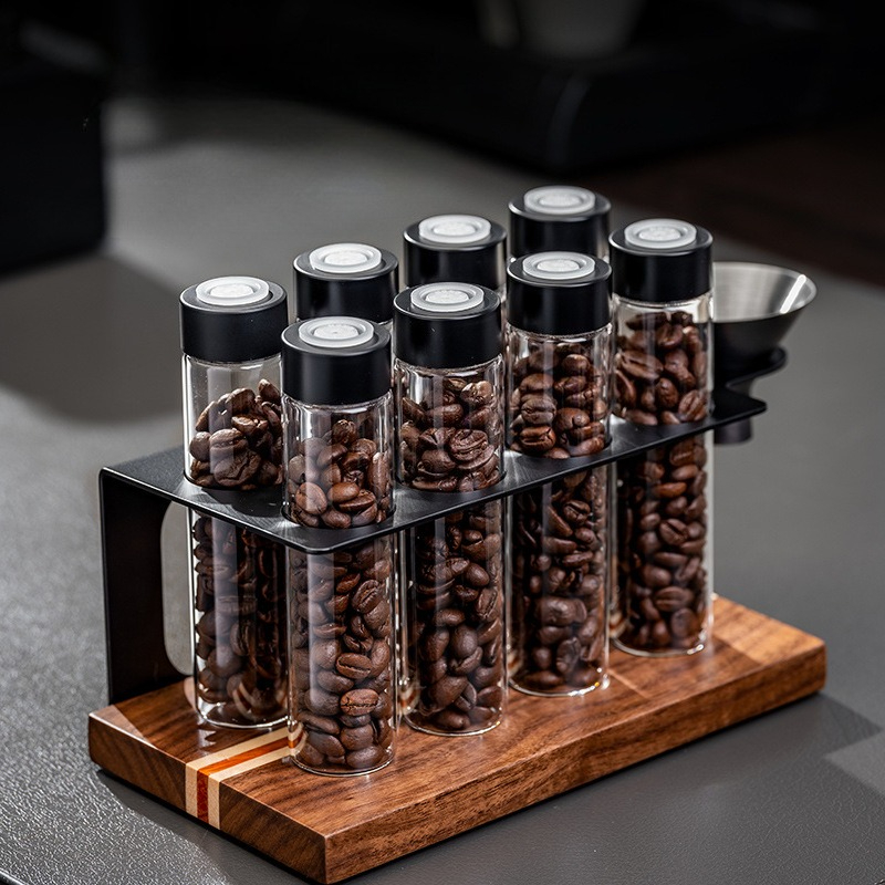 JUSTINLAU Glas-Kaffeebohnen-Au – Kitchen Appliances Organizer Bewertung und Preis