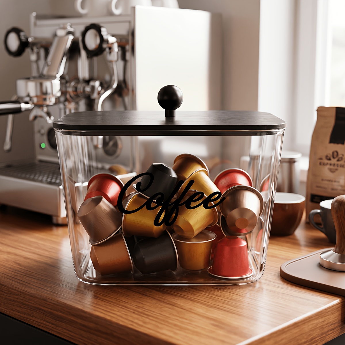 Kaffeepads-Halter mit Deckeln, – Kitchen Appliances Organizer Bewertung und Preis