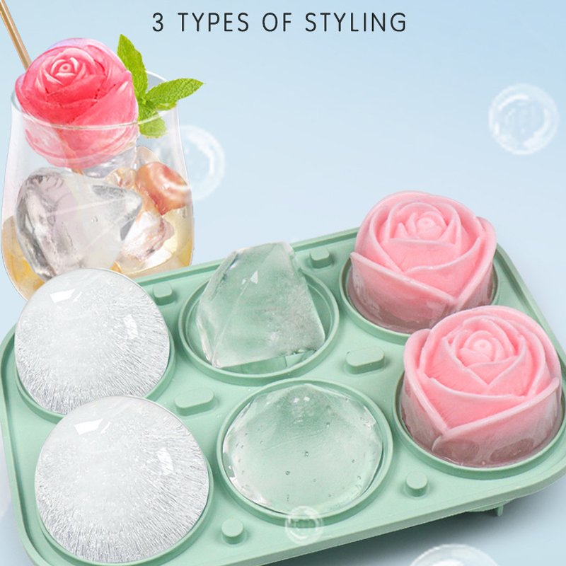 3D Rose Diamant Runde Eiswürfe – Kitchen Appliances And Utensils Bewertung und Preis