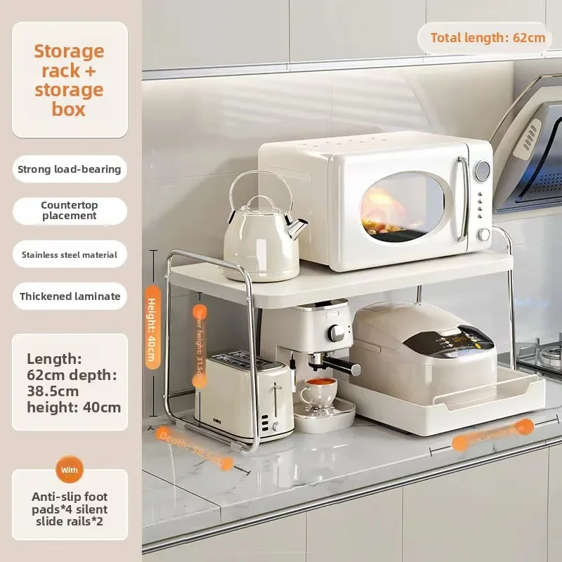 Edelstahl-Mikrowellen-Regal, K – Kitchen Appliances Countertop Bewertung und Preis